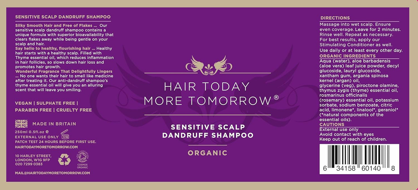 Organic Sensitive Scalp Dandruff Shampoo