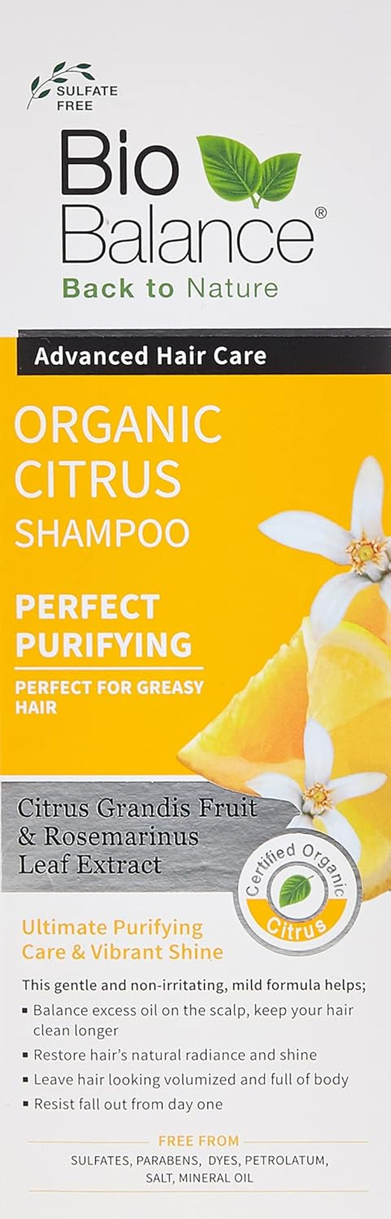 Organic Citrus Shampoo 330Ml