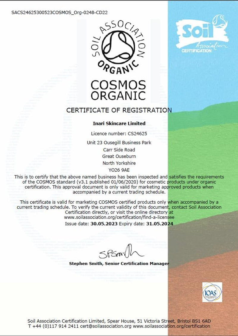 Certified Organic Castor Oil 100Ml – 100% Pure for Face, Eyebrows, Eyelashes & Hair – Natural, Cold-Pressed & Unrefined – Vegan & Cruelty-Free