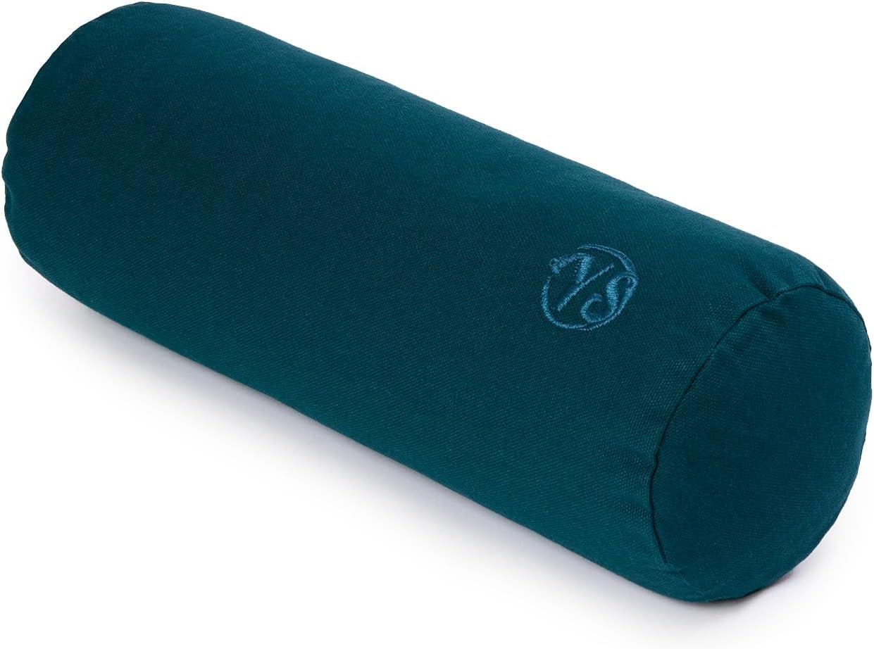 Organic Buckwheat Mini Bolster Perfect for Yoga and Back Stretching 32X12Cm