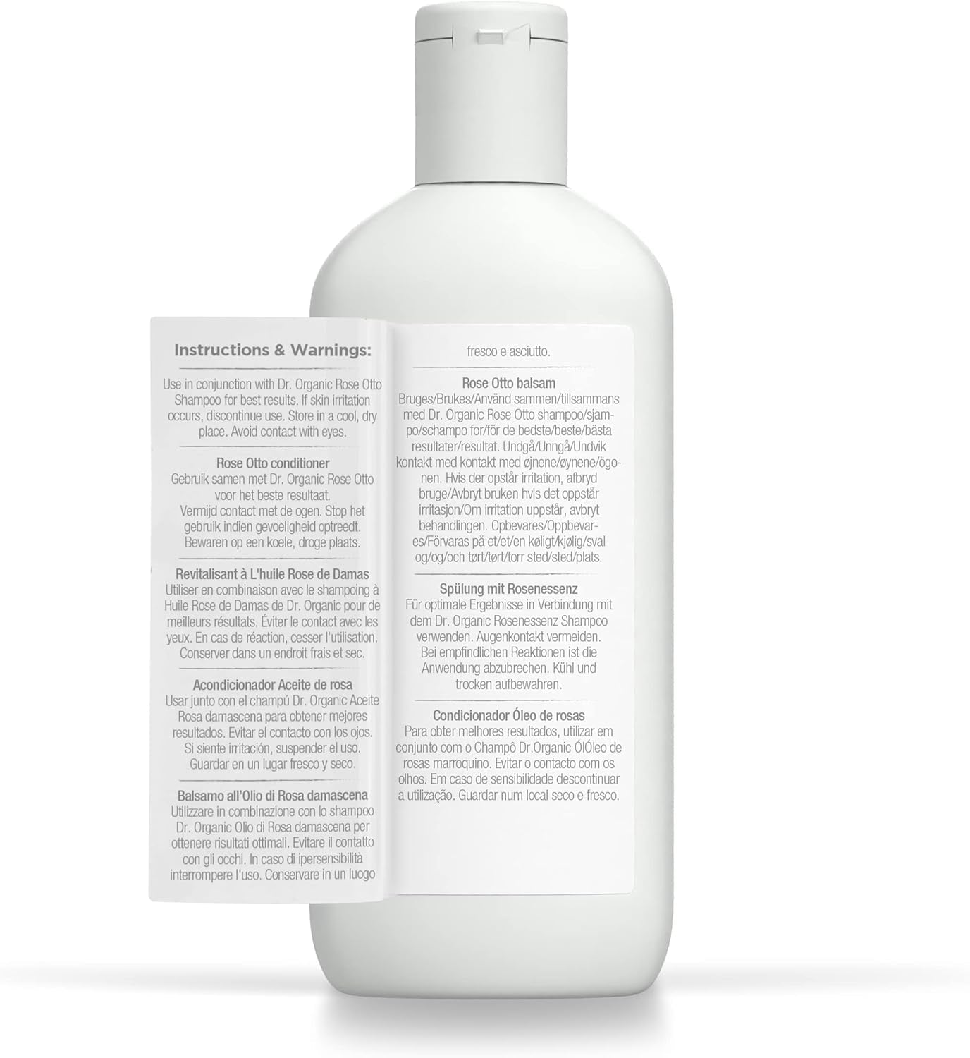 Rose Otto Conditioner, Restoring, Mens, Womens, Natural, Vegan, Cruelty-Free, Paraben & Sls-Free, Recyclable & Recycled Ocean Bound Plastic, Certified Organic, 265Ml, Packaging May Vary