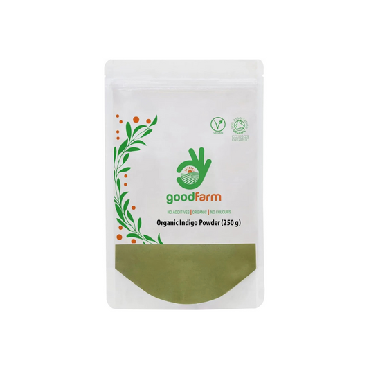 Organic Indigo Powder 250G - Organic Vegetal Hair Colour, Cruelty-Free, Natural Hair Colour & Conditioner