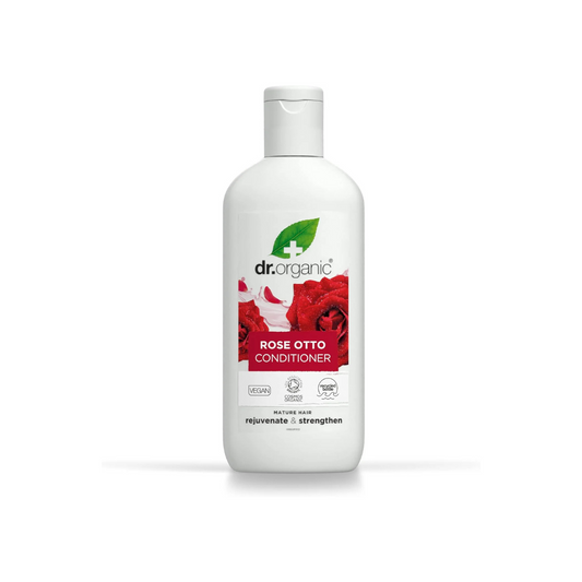 Rose Otto Conditioner, Restoring, Mens, Womens, Natural, Vegan, Cruelty-Free, Paraben & Sls-Free, Recyclable & Recycled Ocean Bound Plastic, Certified Organic, 265Ml, Packaging May Vary
