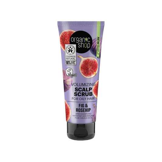 Oily Hair Volumizing Scalp Scrub Fig and Rosehip, 75 Ml