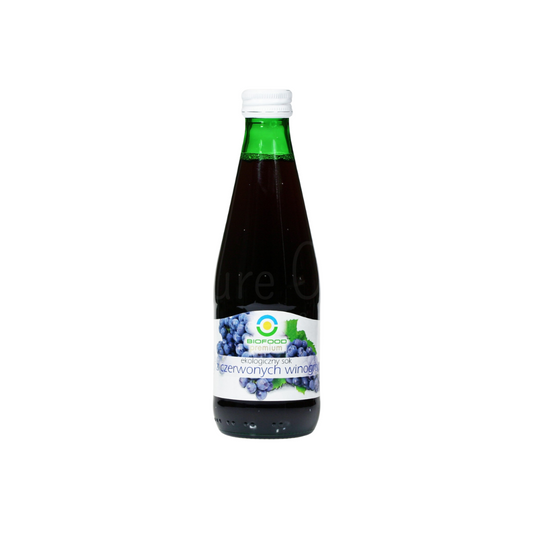 Red Grapes Juice - Pressed, NFC, Organic, Biofood