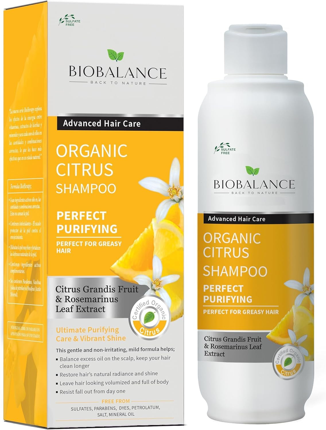 Organic Citrus Shampoo 330Ml
