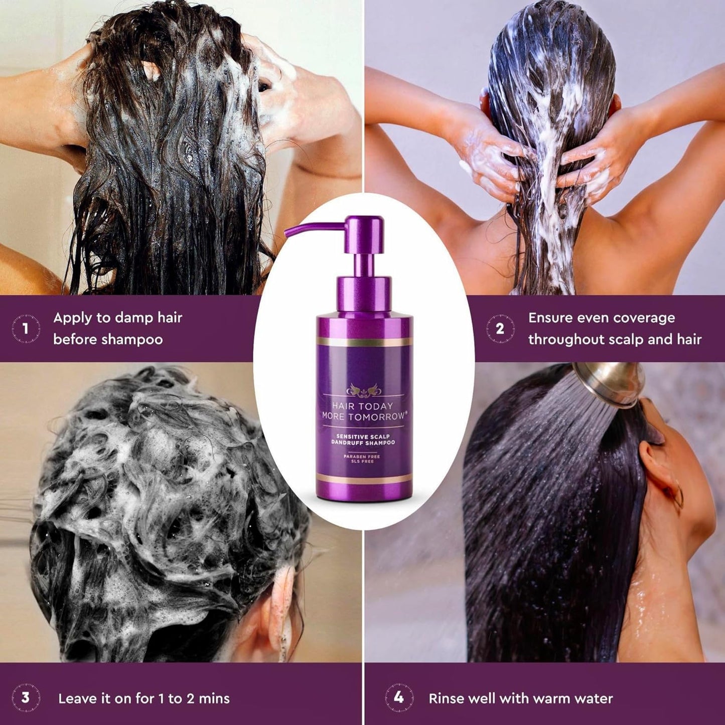 Organic Sensitive Scalp Dandruff Shampoo